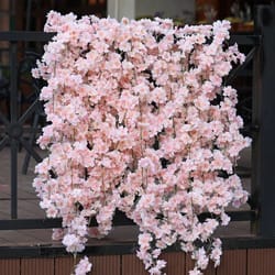 ethereal sakura garland | 180cm silk cherry blossom vine | executive wedding & studio sanctuary decor