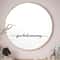 VogueAffirmation Mirror Decal Minimalist Motivational Vinyl Executive Vanity Studio Sanctuary De 0