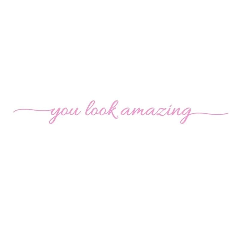 VogueAffirmation Mirror Decal Minimalist Motivational Vinyl Executive Vanity Studio Sanctuary De 11