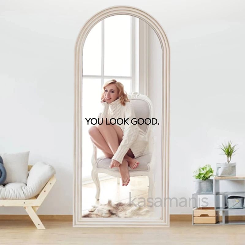 VogueAffirmation Mirror Decal Minimalist Motivational Vinyl Executive Vanity Studio Sanctuary De 2