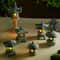 Miniature Zen Pagoda Lantern Sandstone MicroLandscape Pillar Executive Garden Studio Sanctuary D 0