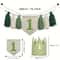 Boho 1st Birthday Botanical Banner Set Linen Tassel Garland Crown Executive Nursery Studio Deco 5