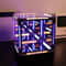 4D Hypercube LED Display Infinity Mirror Tech Lamp Executive Gaming Studio Sanctuary Decor 5