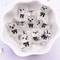Artisan Bear Flatback Charms 10PCS HandPainted Resin Figurines Executive Studio DIY Sanctuary De 3