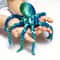 3D Printed Kinetic Octopus Flexible Jointed Marine Figurine Executive Desktop Studio Sanctuary D 2