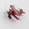 Vintage Wrought Iron Biplane Retro Tin Aircraft Model Executive Desktop Studio Sanctuary Decor 2