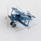 Vintage Wrought Iron Biplane Retro Tin Aircraft Model Executive Desktop Studio Sanctuary Decor 3