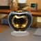 Artisan Crystal Apple Sculpture K9 Glass Fruit Paperweight Executive Desktop Modern Home Sanctua 5