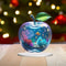 Artisan Crystal Apple Sculpture K9 Glass Fruit Paperweight Executive Desktop Modern Home Sanctua 13