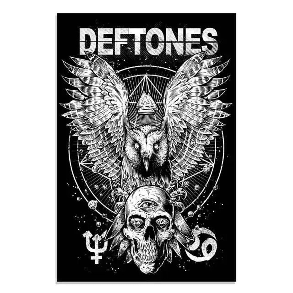 AltMetal Legend Canvas Deftones Around The Fur Album Poster Executive Music Studio Alternative S 20