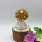 Botanical Zen Mushroom Meditation Yoga Resin Figurine Executive Studio Living Room Sanctuary Dec 3