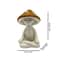 Botanical Zen Mushroom Meditation Yoga Resin Figurine Executive Studio Living Room Sanctuary Dec 4