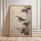 Botanical Ancient Pine Japanese Zen Nature Canvas Art Executive Studio Oriental Sanctuary Decor 16