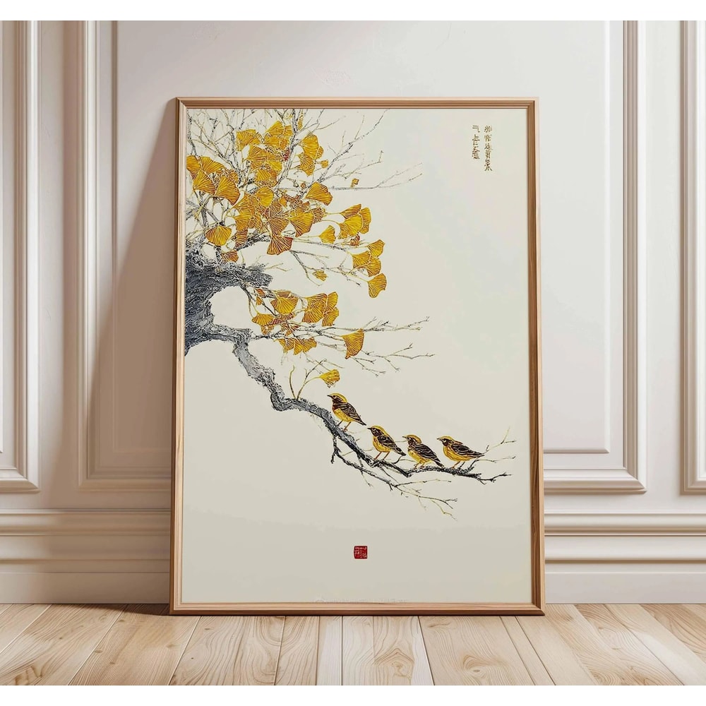 Botanical Ancient Pine Japanese Zen Nature Canvas Art Executive Studio Oriental Sanctuary Decor 18
