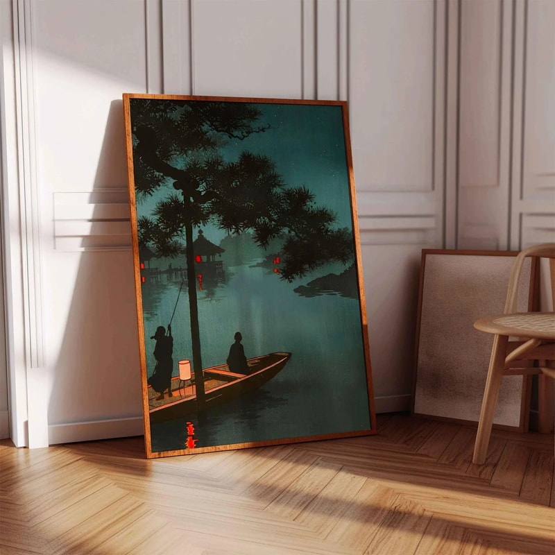 Botanical Ancient Pine Japanese Zen Nature Canvas Art Executive Studio Oriental Sanctuary Decor 22