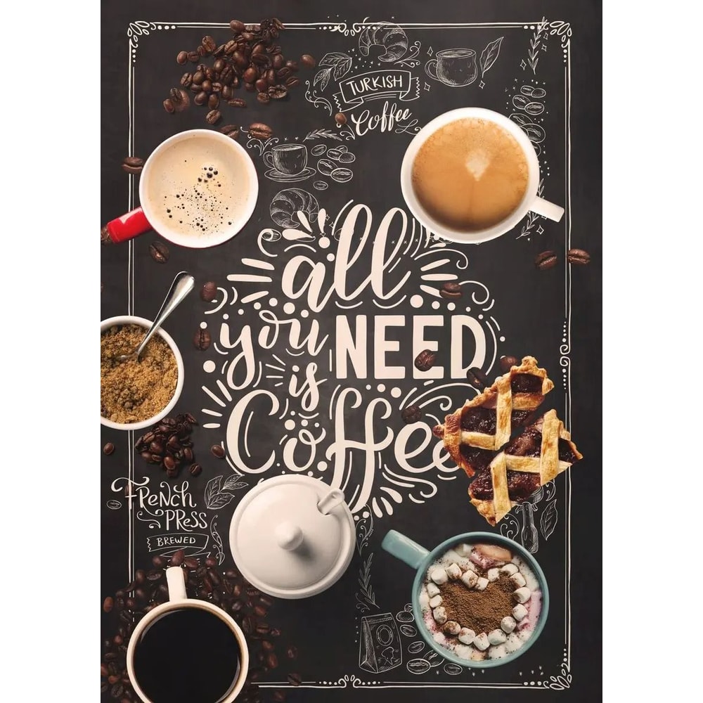 Artisan Brew Canvas Nordic Coffee Cup Bakery Chalkboard Art Executive Kitchen Cafe Sanctuary De 14