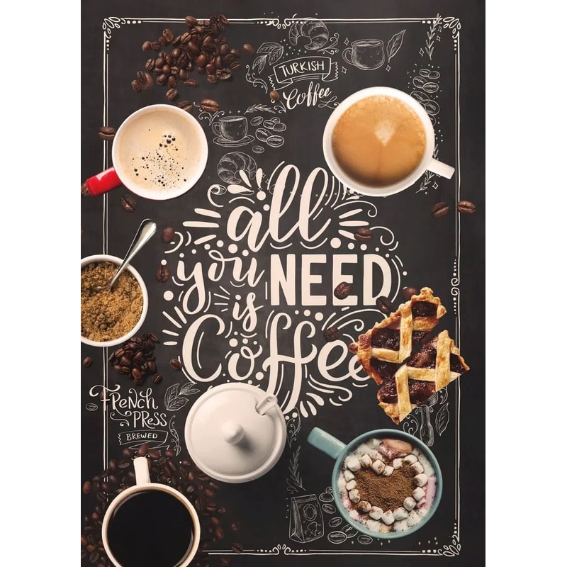 Artisan Brew Canvas Nordic Coffee Cup Bakery Chalkboard Art Executive Kitchen Cafe Sanctuary De 14