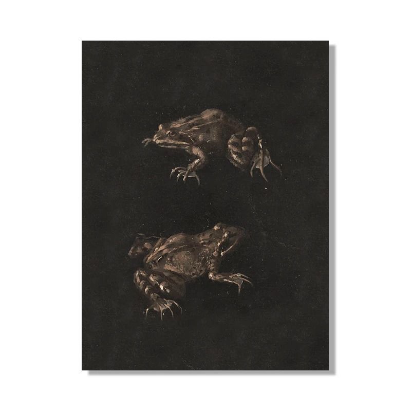 Moody Owl Butterfly Canvas Dark Academia Nature Art Executive Library Cottagecore Sanctuary Dec 17