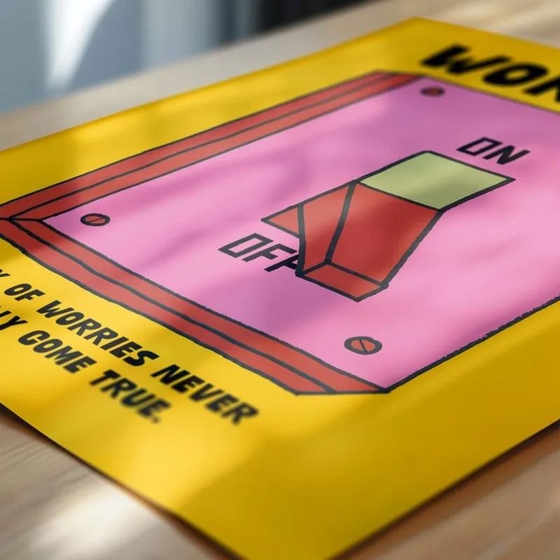 Retro Mindset Canvas Cartoon Switch Mental Health Poster Executive Studio Wellness Sanctuary Dec 3