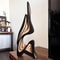 Artisan Curved Timber Sculpture Irregular 3D Wooden Artwork Executive Bookshelf Minimalist Sanct 2