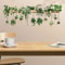 Botanical Shelf Wall Mural MultiPotted Indoor Plant Decal Executive Studio Living Room Sanctuary 1