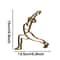 Modern Minimalist Yoga Silhouette Artistic Zen Metal Sculpture Executive Studio Living Room Sanc 2