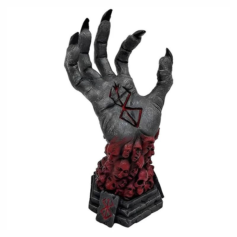 Devils Right Hand Sculpture Berserk Rune Skull Figurine Executive Studio Dark Fantasy Sanctuary 8