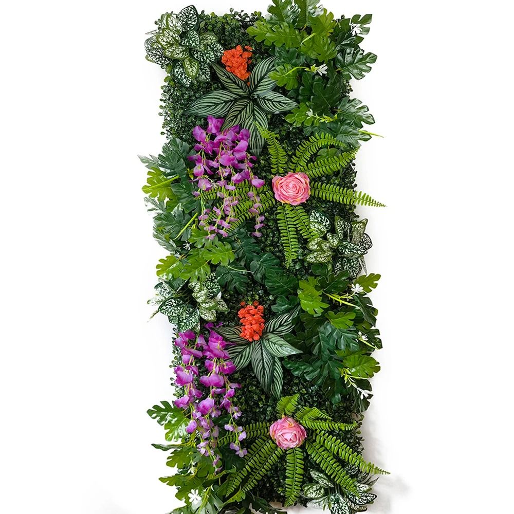Botanical Meadow Wall Panel 157 X 472 Artificial Grass Lawn Executive Studio Wedding Sanctuary D 15