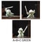Blanc De Chine Samurai Geometric Ceramic Warrior Figurine Executive Studio Oriental Sanctuary De 23