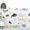 Ocean Voyager Mural Large Undersea Animal Decals Executive Nursery Nautical Sanctuary Decor 2
