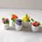 Botanical MicroBloom Set 5Pack Vibrant Miniature Flower Pots Executive Desktop Dollhouse Sanctua 1