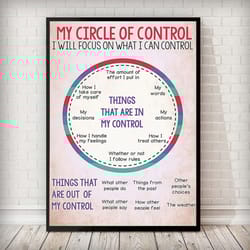 the control circle archetype | social worker empowerment canvas | executive office & wellness sanctuary decor