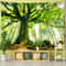 Towering Canopy Mural Ancient Forest Scenery Tapestry Executive Studio Bohemian Sanctuary Decor 16