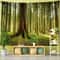 Towering Canopy Mural Ancient Forest Scenery Tapestry Executive Studio Bohemian Sanctuary Decor 8