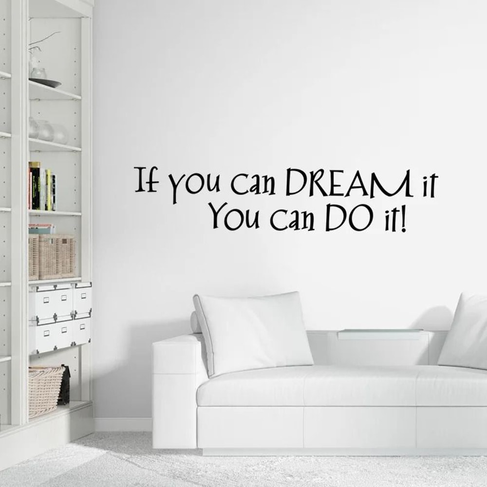 The Dreamers Manifesto Decal Executive Inspirational Wall Typography Studio Modern Sanctuary Dec 3