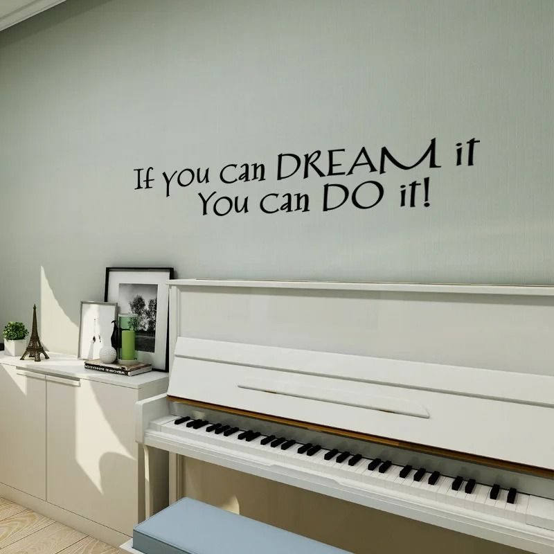 The Dreamers Manifesto Decal Executive Inspirational Wall Typography Studio Modern Sanctuary Dec 4