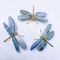 Ethereal Kyanite Sentinel Polished Blue Spar Dragonfly Butterfly Figurine Executive Studio Heal 2