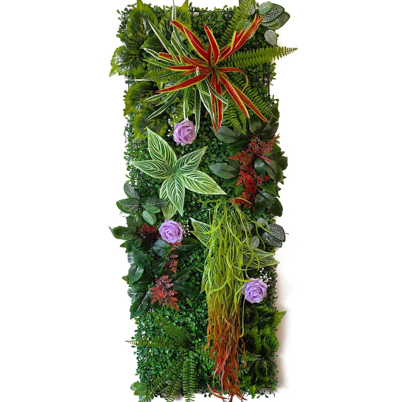 Verdant Monolith Panel Large Artificial Moss Grass Turf Executive Event Modern Vertical Sanctua 11