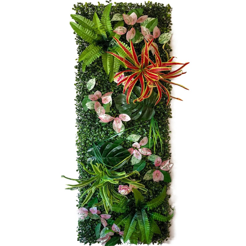 Verdant Monolith Panel Large Artificial Moss Grass Turf Executive Event Modern Vertical Sanctua 6