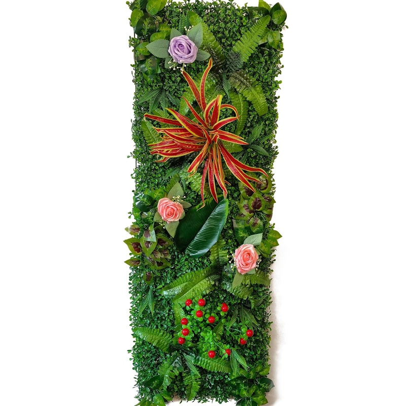 Verdant Monolith Panel Large Artificial Moss Grass Turf Executive Event Modern Vertical Sanctua 20