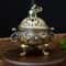 Majestic Elephant Censer TripleLegged BrassTone Incense Burner Executive Studio Meditation Sanct 5