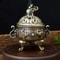 Majestic Elephant Censer TripleLegged BrassTone Incense Burner Executive Studio Meditation Sanct 5