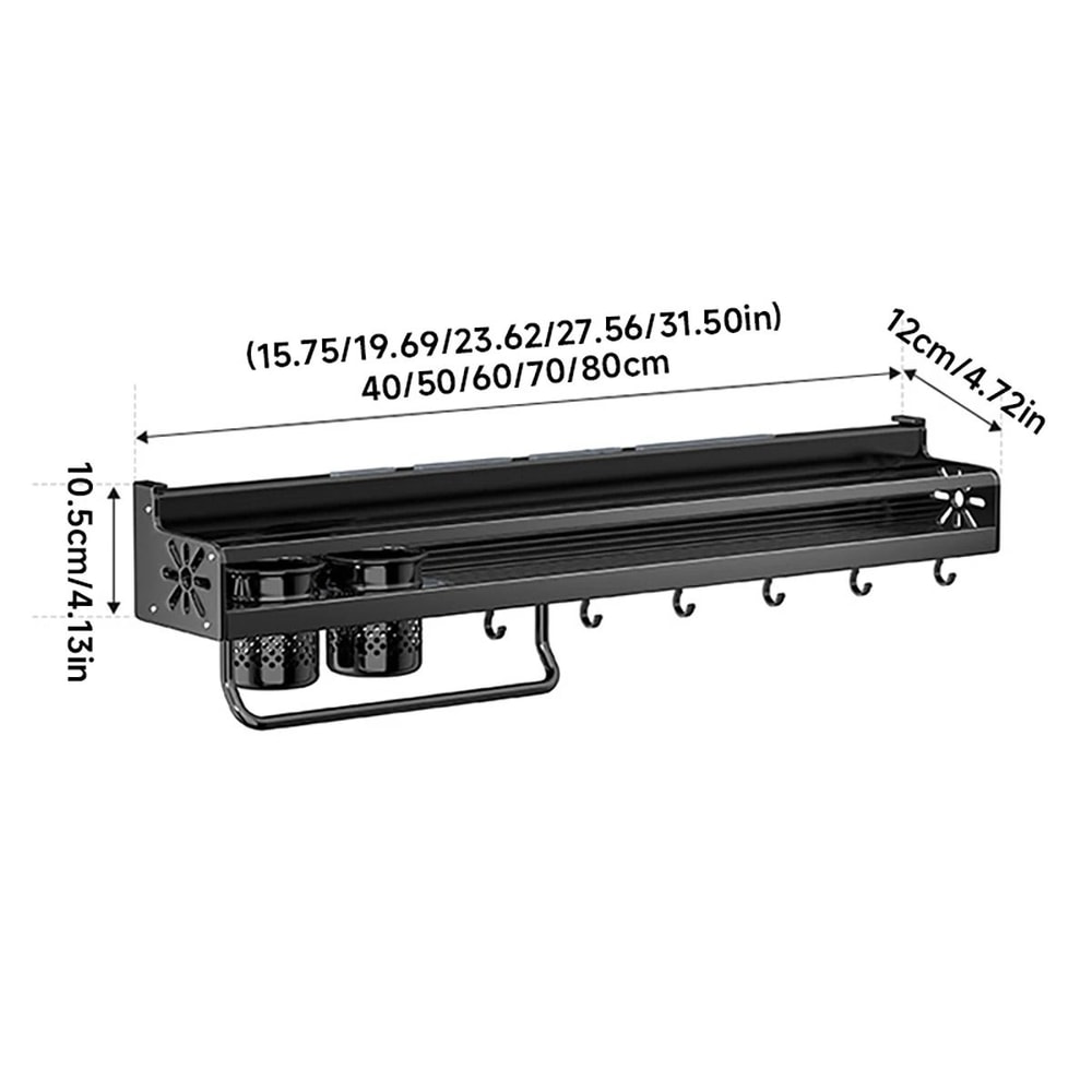 Industrial Obsidian Rack HighCapacity Modular Metal Kitchen Organizer Executive Studio Culinary 5