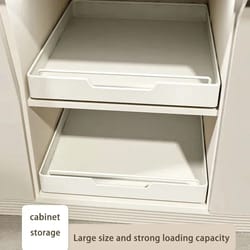 glide-core cabinet nexus | pull-out rail storage drawer system | executive studio & culinary sanctuary decor