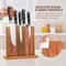 Acacia Monolith Magnetic Hardwood Knife Block Executive Studio Culinary Sanctuary Decor 2