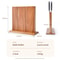 Acacia Monolith Magnetic Hardwood Knife Block Executive Studio Culinary Sanctuary Decor 5