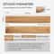 HEZHEN Acacia Bar 400mm Strong Magnetic Hardwood Knife Storage Holder 2