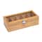 Zen Bamboo Tea Vault 5Compartment Artisan Teabag Holder For Office Sanctuary Decor 6