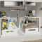Basalt Sliding Nexus 2Tier Rustproof Metal UnderSink Cabinet Organizer 0