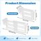 Nexus Fridge Partition Expandable Refrigerator Storage Divider Clips For Door Shelves 1